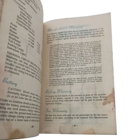 Your 1949 Chevrolet Original Owners Manual Booklet Paper Vintage Mid Century.  C - Picture 8 of 14